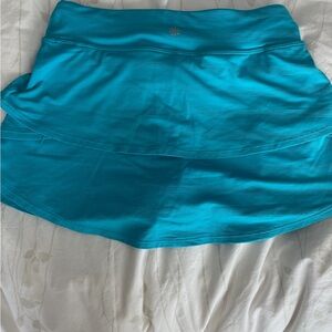 Athleta Teal Layered Active Skort